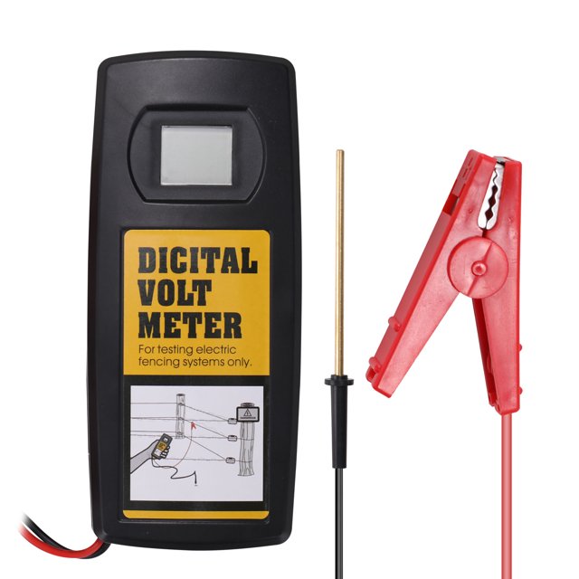 9.9KV Digital Fence Tester Home Garden Horse Ganado Valla eléctrica Voltímetro Pantalla LCD c MABOTO monitor de voltaje