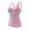 Purple, variant on Women's Winter Thermal Underwear Long Wool Lined German Velvet Heated Vest Plus Size Seamless Warm Base Layer Top
