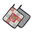thumbnail image 2 of Carolines Treasures CK5121PTHD Highlander Lynx Cat Love Pair of Pot Holders, 7.5HX7.5W, multicolor, 2 of 4