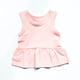 thumbnail image 3 of Vestido de verano para niña con camiseta y falda elástica de cuello redondo en colores pastel. Bonita y clásica camiseta de algodón para niña., 3 of 4