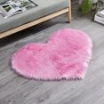 thumbnail image 3 of LCXmlly Pencil Bag Strong Water Absorption Rug Mat Love Heart Shape NonSlip Acrylic Fluffy Carpet, 3 of 6