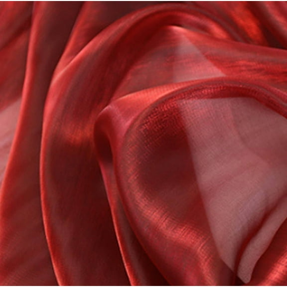 XmhyTop-A 1 Piece Dark Red Organza Fabric 100*150cm Sheer Organza, Wedding Fabric, Craft Organza, Decor Fabric, Ideal for Weddings, Crafts Decor Projects