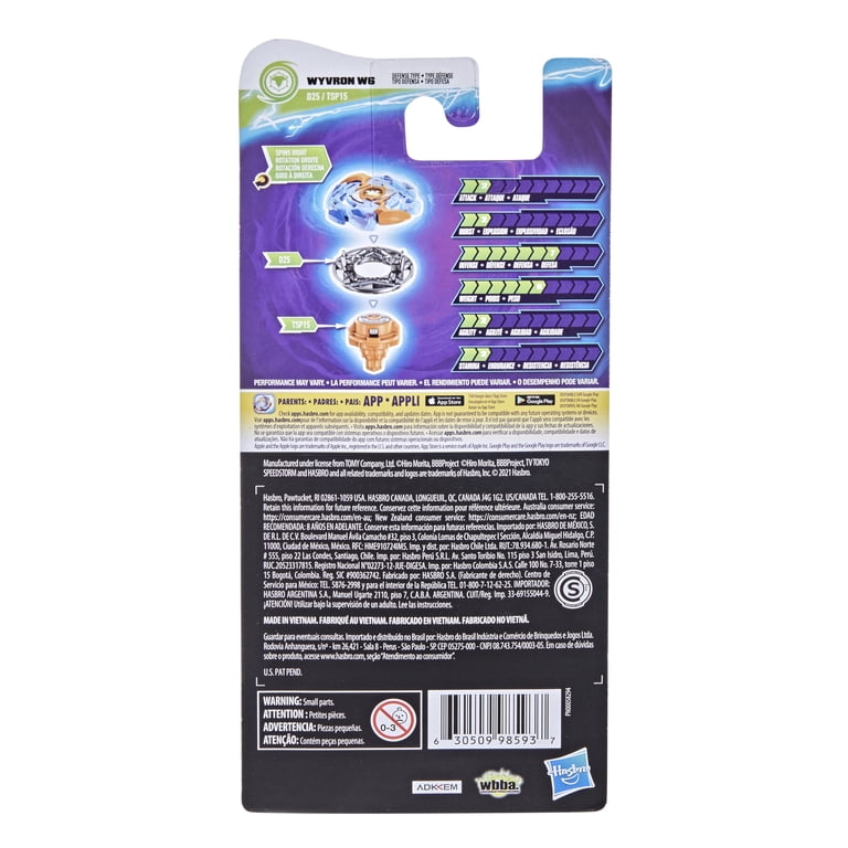 Beyblade Burst Surge Speedstorm Wyvron W6 Spinning Top Single Pack