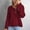 Wine, variant on jjayotai Womens Sweater Clearance Women Casual Soild Long Sleeve Button Knit Pullover V-neck Sweater Coat
