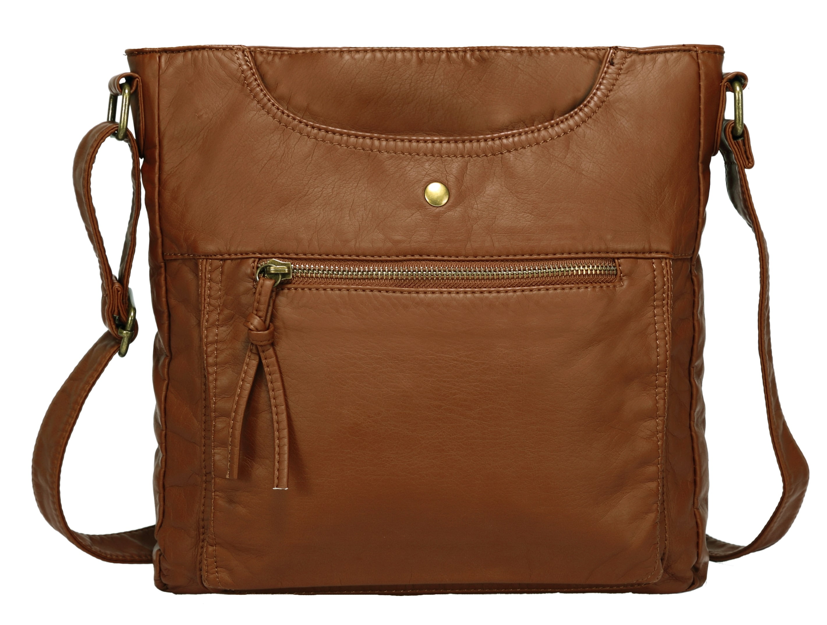 Scarleton - Scarleton Soft Multi Pocket Crossbody Bag H1812 - Walmart.com