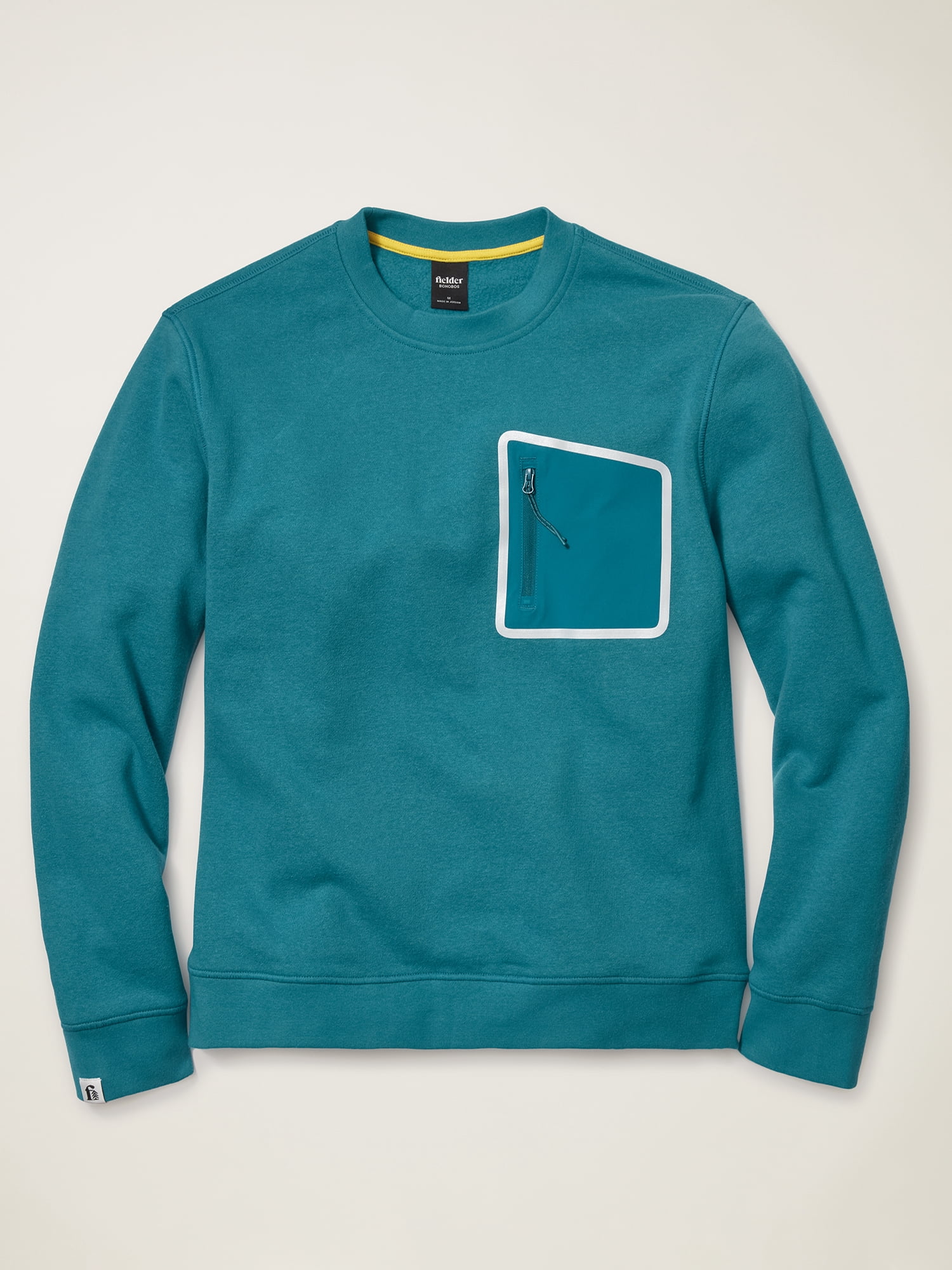 Bonobos Fielder Men's and Big Men's Fleece Crewneck Sweatshirt, Up to Size 3XL