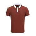 thumbnail image 4 of RMGVDSD Mens Knit Polo Shirts Men's Summer Casual Business Short Sleeved Polo Shirt Commuting Work T Shirts Casual Athletic T Shirt, 4 of 7