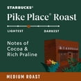 thumbnail image 5 of Starbucks Pike Place Roast, Whole Bean Coffee, Medium Roast, 12 oz, 5 of 16