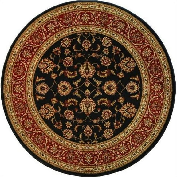 Sarouk Black 7 ft. 10 in. Round, 54933