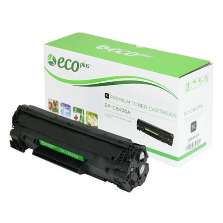 ECOPLUS Brand Replacement for 36A (CB436A) Toner Cartridge  BLACK  2K YIELD This is a value priced ECOPLUS Hewlett Packard 36A (CB436A) TONER Cartridge  BLACK  2K page yield. Whether for home printing use or office / small business printing use  this cartridge offers tremendous value owing to the price / page Yield value . For use with the Hewlett Packard LJ M1522N printer  LJ M1522N MFP printer  LJ M1522NF printer  LJ M1522NF MFP printer  LJ P1505 printer  LJ P1505N printer. Buy in confidence  this printer supply item ships fast and accurately  and replaces the cartridge model Hewlett Packard 36A  CB436A. This cartridge is not made or endorsed by Hewlett Packard  it is a Compatible ECOPlus Cartridge made to replace the Hewlett Packard 36A  CB436A and is guaranteed to offer similar print quality and page yield. Whether for home printing use or office / small business printing use  this cartridge offers tremendous value owing to the price / page Yield value . Compatible printer supplies do not void your printer s warranty. These cartridges are made with premium quality components and made to compare to the original cartridge that they are replacing. Buy in confidence for your home or small office business use and enjoy this premium quality cartridge. Contains 1 x ECOPLUS Hewlett Packard 36A (CB436A) TONER Cartridge  BLACK  2K page yield.