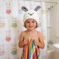 thumbnail image 5 of Easter Bunny Hat Plush White Blue Pink Ear Cozy Warm Soft Comfortable Lovely Easter Bunny Shower Cap for Boys Party Headwear Accessory, 5 of 6