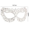 thumbnail image 4 of Visland Dance Face Cover Hollow Out Rhinestones Multipurpose Shining Half-face Lace Venetian Masque for Halloween, 4 of 8