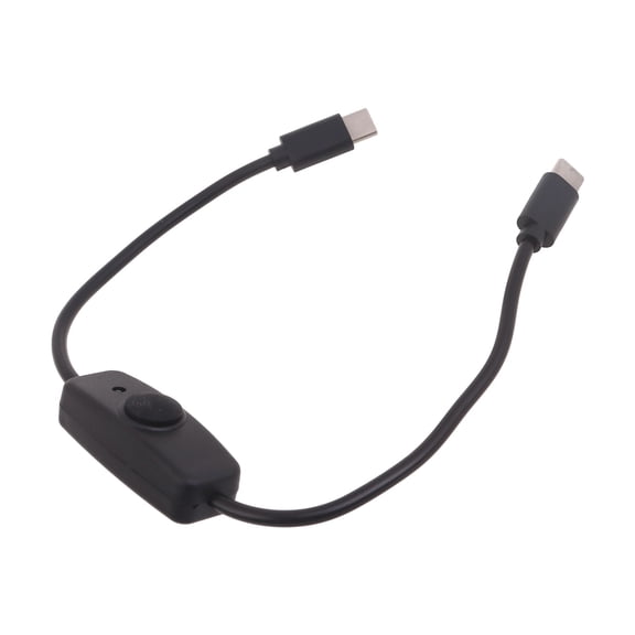 USB C Charging Switches Cable, USB C to USB C, 15W Type C Fast Cable with ON/Off Switches Phone