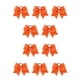 thumbnail image 1 of Qarigey Banda para el cabello grande Nudo de lazo Goma elástica gruesa Ajustable Decorativo Sin enganches Coleta Titular Scrunchies sin costuras Naranja Naranja 10piezas Qarigey  CBP458603, 1 of 4