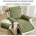 thumbnail image 2 of Wehilion Recliner Chair Covers, tracing color bumping Soft Recliner Slipcovers  Washable Non Slip Furniture Protector Sofa Armrest Cover with Elastic Strap for Kids, Dogs, Pets(Coffee), 2 of 7