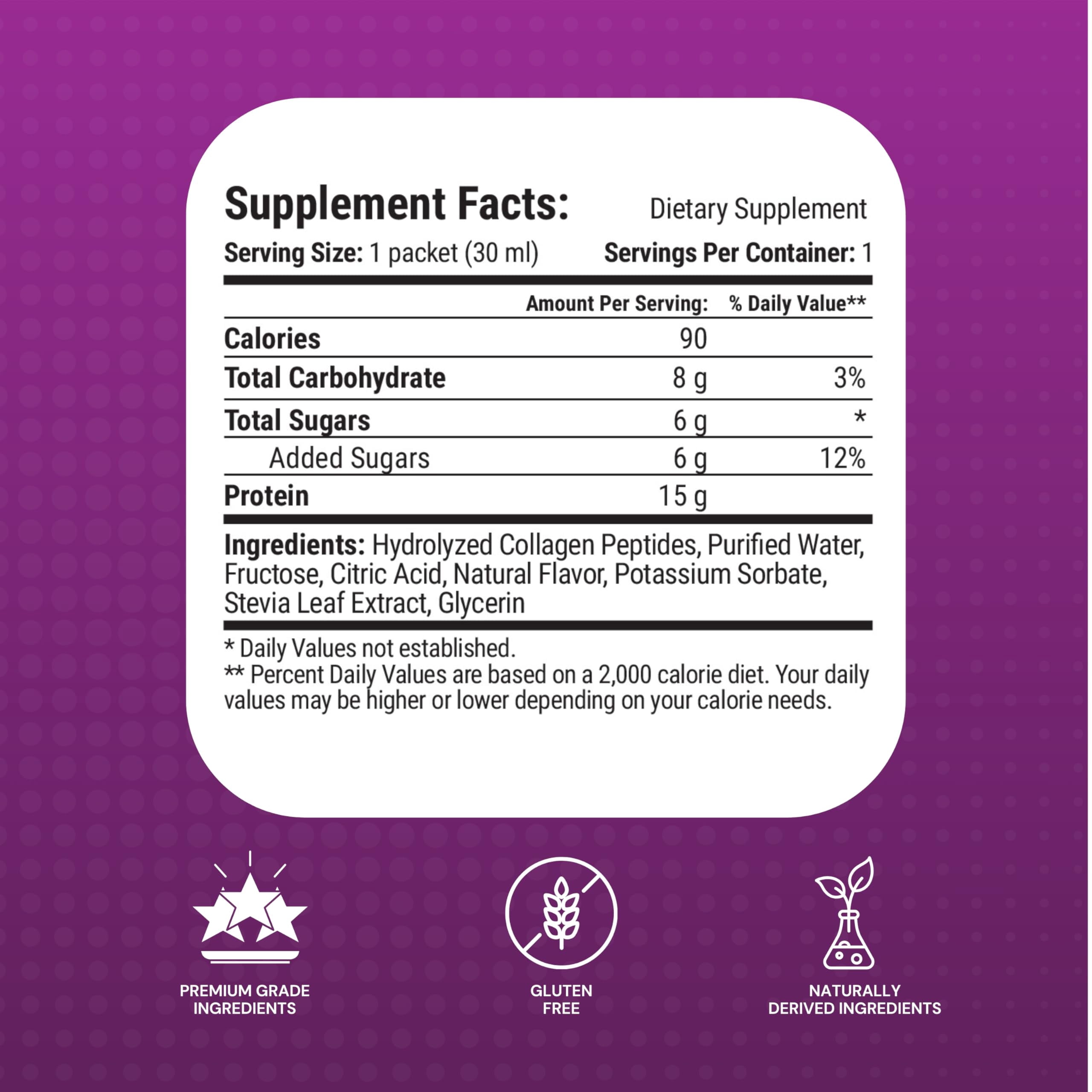 Thrive Form SGT Collagen Gel | 16 Packets | Hydrolyzed Collagen Peptides for Joint Health, Skin Elasticity & Lean Muscle Recovery | Sequential Gel Technology for Maximum Absorption | Plant-Based