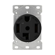 Hyper Tough Flush Mount Dryer Outlet, 30A 125/250V, 4-Wire, NEMA 14-30R, UL Listed