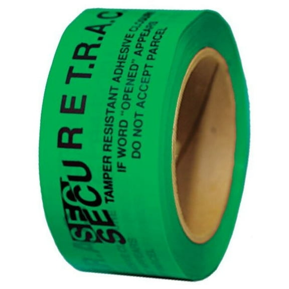 Novavision Tamper Evident Tape, Green, 2Inx180Ft PST2G-61A-180