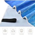 thumbnail image 2 of Coolnut Beach Towels Ocean Blue Beach Camping Towels Sand Free Beach Towel, 30"x60" Large Beach Towels Quick Dry Bath Travel Towels Pool Yoga Beach Mat for Men Women, 2 of 6