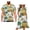 Palm Leaf, variant on Garronmavis Hibiscus Couple Matching Outfit Husban and Wife Clothing Men's Button Down Casual Shirt for Summer and Womens Short Sleeve Dress Flowy Hawaiian Beach Sundress Size XS