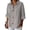 c-180GY2945, variant on CUSTG Women Blouses Solid Color Relaxed Button Up Tops For With Casual Breathable Everyday Wear Lightweight Comfort Half Sleeve Lapel Versatile Female Summer Shirts