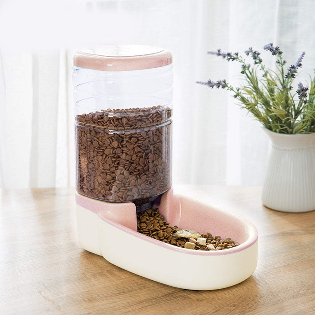 Pet 3.8L Automatic Food Water Dispenser Puppy Kitten Feeder Bowl Dogs Cats Dish