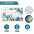 thumbnail image 6 of Blue Hydrangea Placemats Set of 4, Farmhouse Butterfly Spring Floral Placemats for Dining Table, Place Mats for Kitchen Tabletop, Waterproof Wipeable Dining Table Mats Set, 6 of 9