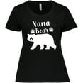 thumbnail image 3 of Inktastic Nana Bear in White Women's Plus Size T-Shirt, 3 of 5