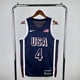 thumbnail image 2 of Camiseta de la NBA del equipo de EE. UU. 2024 azul oscuro con los números 6 James 4 Curry 8 Leonard 7 Durant, 2 of 4