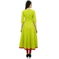 thumbnail image 5 of Bimba Womens Designer Ethnic Kurti Flared Anarkali Kurta Dress With Tassele, 5 of 8