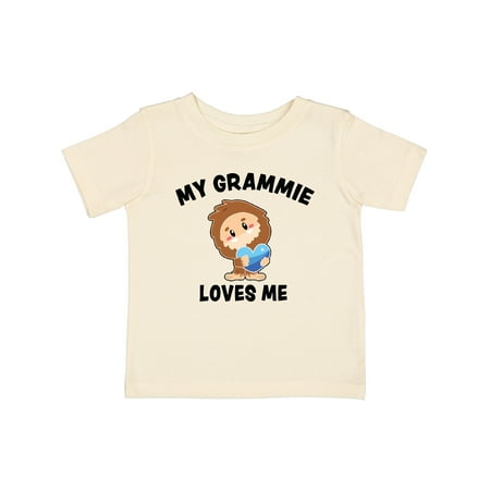 

Inktastic Cute Bigfoot My Grammie Loves Me Gift Baby Boy T-Shirt