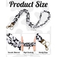 thumbnail image 2 of Teacher Scrunchie Lanyards for ID Badges Keys Cute Neck Stretchy Lanyards Retractable Keychain Holder for Women Ladies, 2 of 14