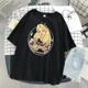 thumbnail image 3 of Camiseta con estampado de Princesa Alicia en el país de las maravillas para mujer, Tops negros, Blancanieves, camiseta informal de manga corta para mujer, Top Y2K, 3 of 4