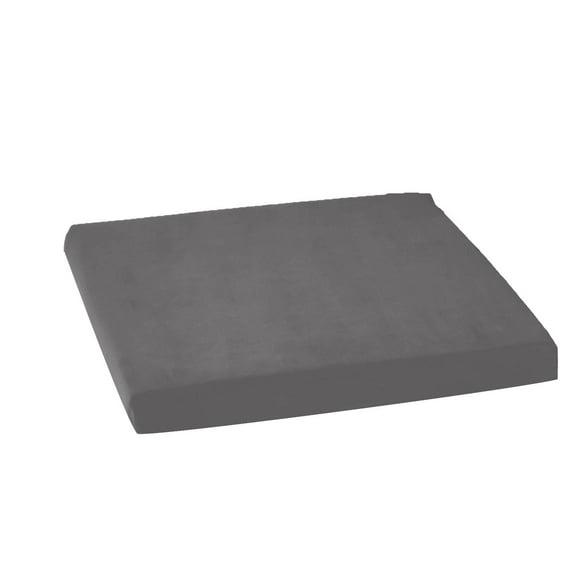 DefiDgd 16x16inch Thickened Home Cushions for Indoor Floor,Furniture Velvet Kitchen Dining Piano Window Seat Cushion,for Tufted Patio Porch Swing Thicken Bench Pad(Dark Gray)