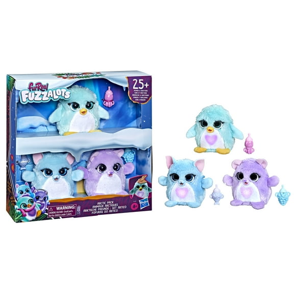 furReal Fuzzalots Arctic Pack Color-Change Interactive Toy, Walmart Exclusive