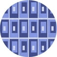 thumbnail image 1 of Ahgly Company Machine Washable Indoor Round Transitional Blue Area Rugs, 8' Round, 1 of 7