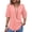 Coral, variant on Blouses for Women V Neck Half Bell Sleeve Shirts Summer Ladies Casual Flowy Tunic Tops