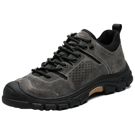 

Steel Toe Cap Trainers Lightweight Safety Shoes Breathable Work Trainers Non-slip Puncture Proof EU 36-46