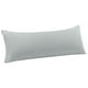 thumbnail image 1 of Cuerpo Almohada Funda con Sobre Cierre Almohada Funda para Larga Refuerzo Almohada Suave Microfibra Gris claro 51cmx122cm PiccoCasa, 1 of 6