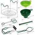thumbnail image 2 of Lawei 8 Pcs Canning Kit, Stainless Steel Canning Supplies Starter Kit, Canning Rack Canning Essentials Tools Set for Mason Jars Home Canning Jars, Kitchen Tool Anti-Scald Clip Suit, 2 of 7
