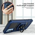 thumbnail image 4 of SPY Case for Moto G Stylus 2022 Case, Moto G Stylus 4G 2022 Case with Tempered Glass Screen Protector Car Mount Ring Kickstand Shockproof Phone Case - Blue, 4 of 7