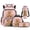 Daisy Flower Capybara, variant on Yspwyqan Pink Boba Axolotl 4Pcs Backpack Set with Lunch Box Pencil Case Water Bottle Bag, 17 Inch Multi-Pocket Lightweight Laptop Backpack for Elementary Middle School Travel