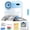 Blue, variant on PORTWORLD Thermal Print Digital Camera 1080P 10X Digital Zoom Type-C 32GB Card 3 Paper Rolls 5 Pens