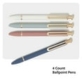 thumbnail image 4 of U Brands Monterey Ballpoint Pens, 4 Count, Atlantis Hue, Bold (1.0 mm) Point, Black Ink, 4 of 6