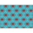 thumbnail image 1 of Ahgly Company Machine Washable Indoor Rectangle Transitional Beetle Green Area Rugs, 2' x 5', 1 of 7