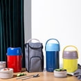 thumbnail image 3 of Joernso Thermal Lunch Box Leakproof Temperature Retention Stainless Steel Portable Stackable Hot Food Soup Container for Picnic, 3 of 8
