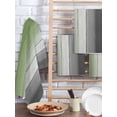 thumbnail image 2 of Sage Green Gray Ombre Kitchen Dish Towels for Drying Dishes Set of 2, Vintage Country Wooden Waffle Weave Microfiber Hand Tea Bathroom Towels Quick Dry & Absorbent Towel 15.7x23.6, 2 of 7