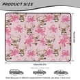 thumbnail image 7 of HUISEFOR Deer Pink Bow Car Trunk Mat for Women 29" x 39" Scratchproof Cargo Mat Rear Trunk Liner Non-Slip Cars Accessories Full Protection Fits for Most Cars, 7 of 7