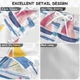 thumbnail image 2 of FORMRS Boys Swim Trunks Quick Dry Mesh Liner Boardshorts Sizes XS-XL, Pink Hand Drawn Sailboats, 2 of 7