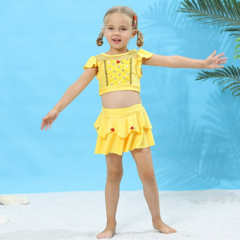 Little girl cheap frozen swimsuit